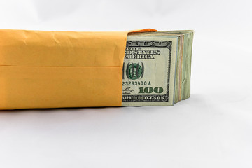 Stuffed Money Envelope of $100 bills