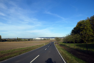 Straße von Rüdenhausen nach Abtswind