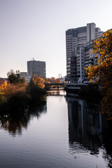 Obraz premium Hannover Linden and Ihmezentrum 2019