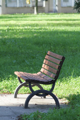 bench in the autumn park