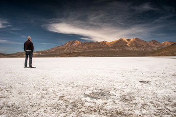 Salinas lagoon, Peru