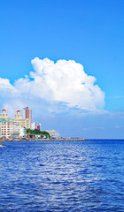 Naklejka premium Panoramic of Havana in Cuba, Republic of Cuba