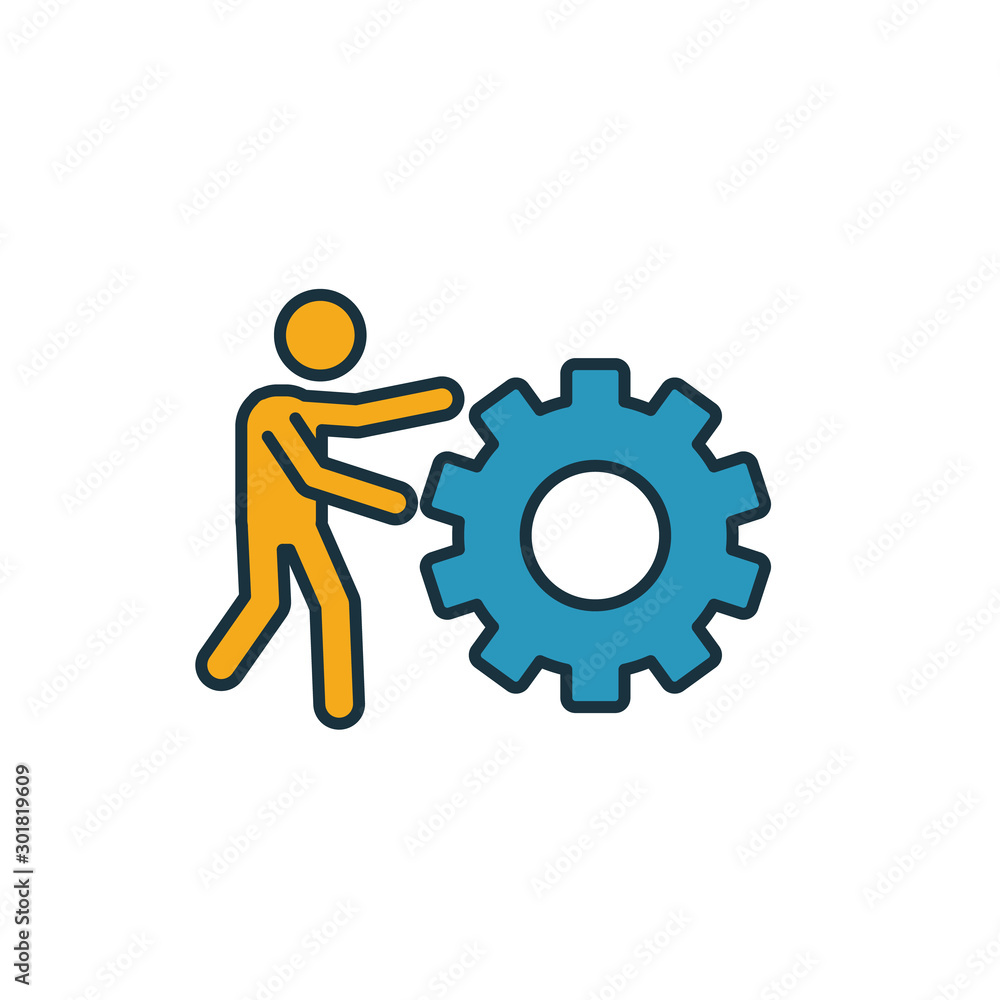 Poster assertiveness icon. simple element from soft skills icons collection. creative assertiveness icon ui