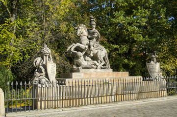 Fototapeta na wymiar Pomnik Jana III Sobieskiego