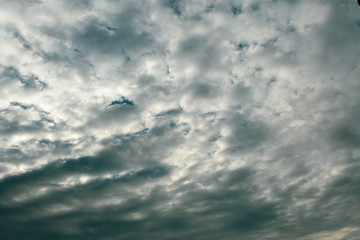 Fototapeta na wymiar Late afternoon clouds in Brazil
