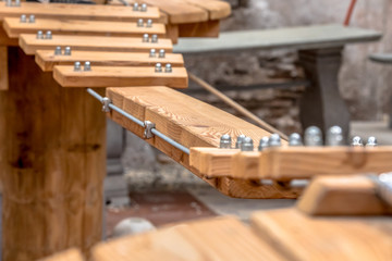 Bridge in Indoor adventure park