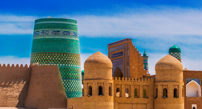 Historic architecture of Khiva, Uzbekistan