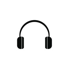 Headphones icon design. Music symbol isolated. Vector illustration