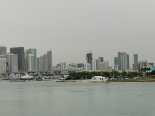 Obraz premium Miami Skyline Cruise life Florida USA