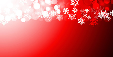 sfondo, elegante, rosso, natale, fiocchi di neve © xyz+