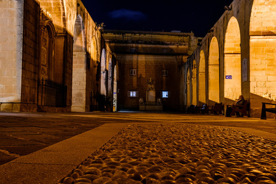 Upper Barrakka Gardens At Night