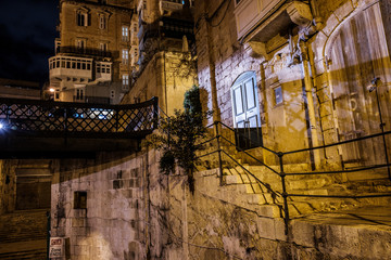 Valletta at night