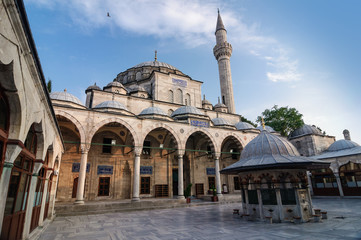 Fototapeta na wymiar Sokollu Mehmed Pasha mosque in the European part of Istanbul.