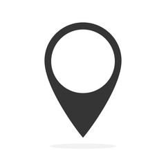 Location symbol - vector.