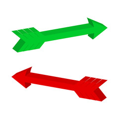 Color arrows - vector.