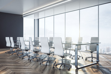 Contemporary conference room interior