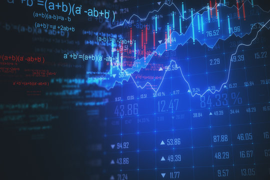 Stock graphs and mathematical formulas