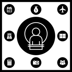 Speaker outline icon illustration isolated vector sign symbol