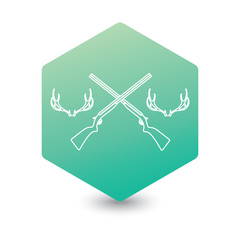 Hunting club logo icon