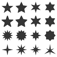 Big set of vector stars.