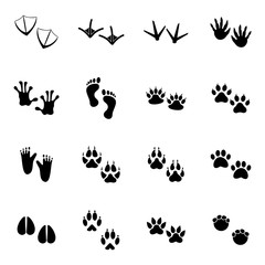 animals footprint icon vector design symbol