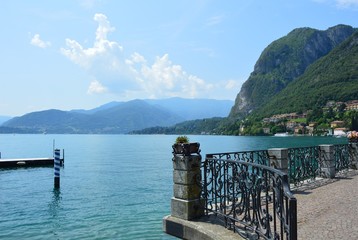 Menaggio (Italy). June 2019. Lake Como. Promenade.