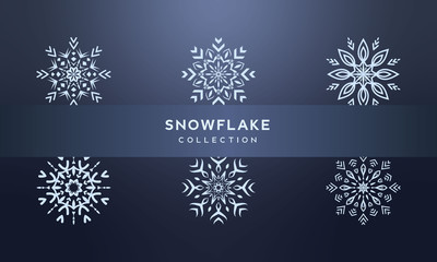 Elegant Snowflake Set Design