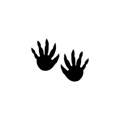 animals footprint icon vector design symbol