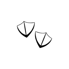 animals footprint icon vector design symbol