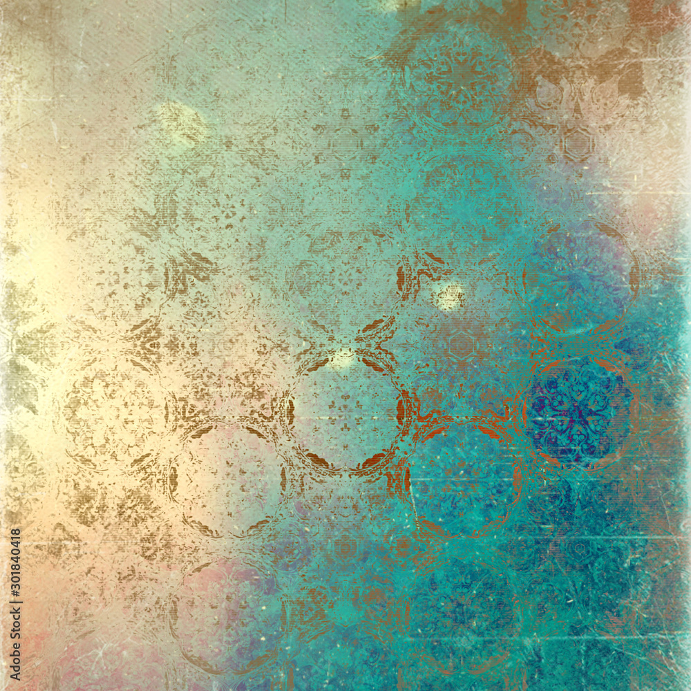 Poster grunge textured pattern background with dark colors. vintage style wall paper, wrapping paper backgr
