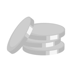 Vector illustration of coin and coins symbol. Web element of coin and judaism vector icon for stock.