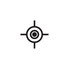 Obraz premium Minimal Vector Abstract Shape. Isolated Geometric Object