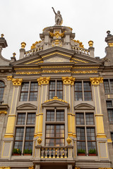 Fototapeta na wymiar Brussels City Museum on Grand Place in Brussels, Belgium on January 1, 2019. 