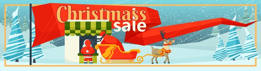 NewYear Christmas xmas sale banner