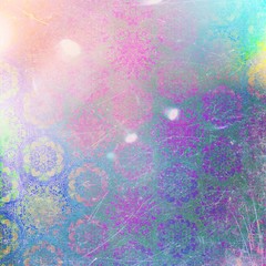 Vintage style grunge textured and patterned wallpaper background. Vintage style wall paper, wrapping paper, invitation background design.