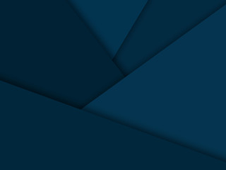 Abstract dark blue material design background