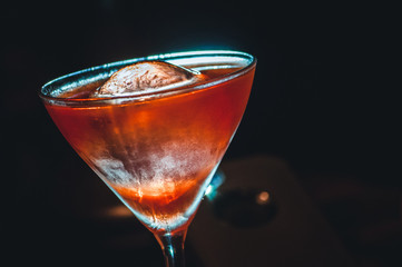 Evening cocktail at the lounge