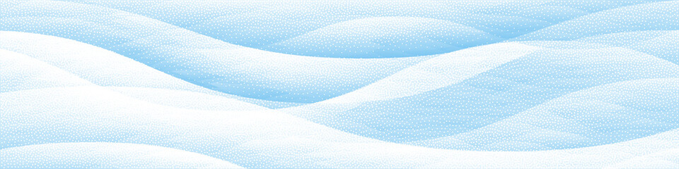 Clean winter background with snow drifts © polygraphus