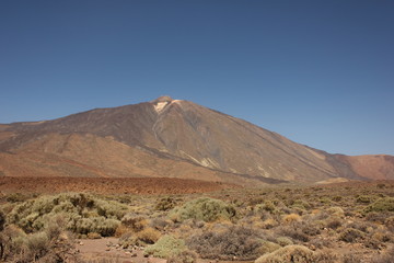 Fototapeta na wymiar Teide Volcano and Arid Desert