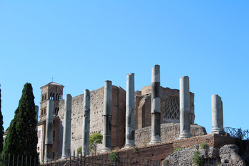 ruins of ancient temple rome