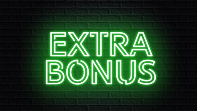 green neon video animation extra bonus