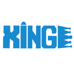 king word vector illustration isolated