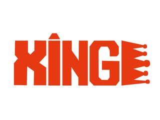 king word vector illustration isolated