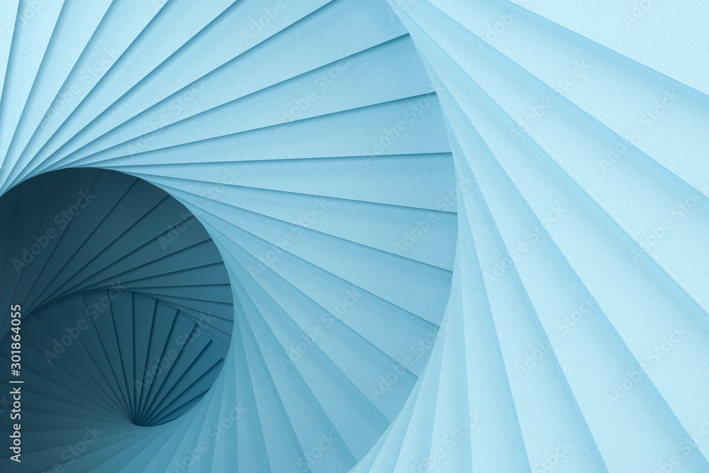 Poster blank and vortical paper cards with triangle shape, 3d rendering.