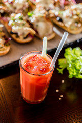 blood mary cocktail