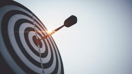 Bullseye is a target of business. Dart is an opportunity and Dartboard is the target and goal. So...