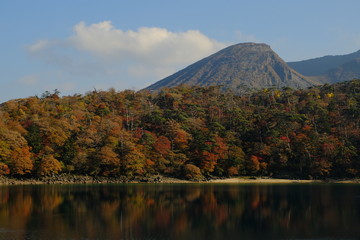 宮崎県えびの高原の美しい紅葉