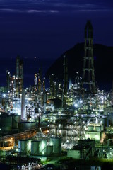 Fototapeta premium 工場夜景