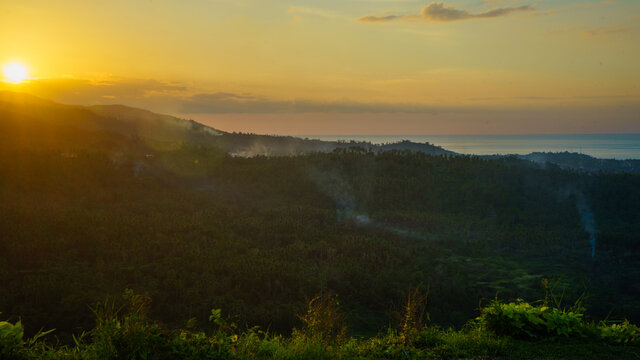 Sunset at Makatete Hills Manado