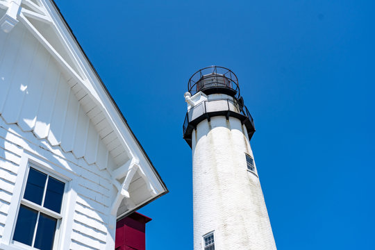 Lighthouse at Fenwick Island Delaware